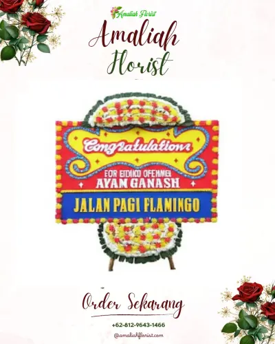 Bunga Papan Congratulation di Panggarangan